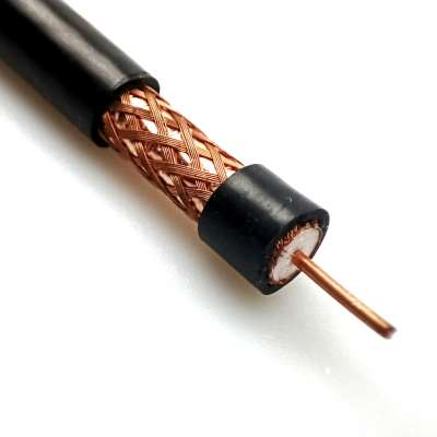 1.02mm CCS/BC RG6 coaxial cables PVC/PE jacket  for CCTV/CATV